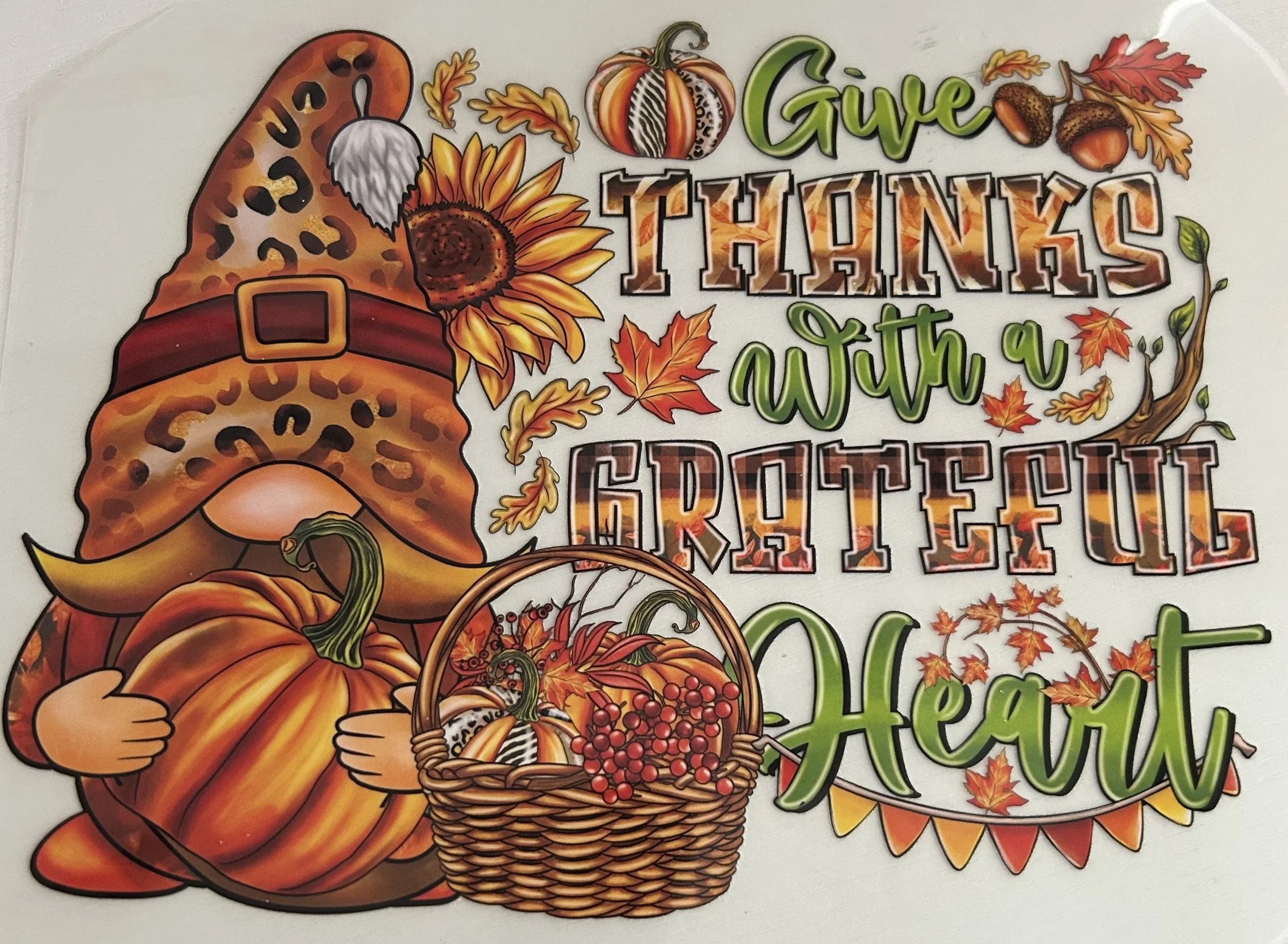 Autumn Gnome Ready to Press DTF