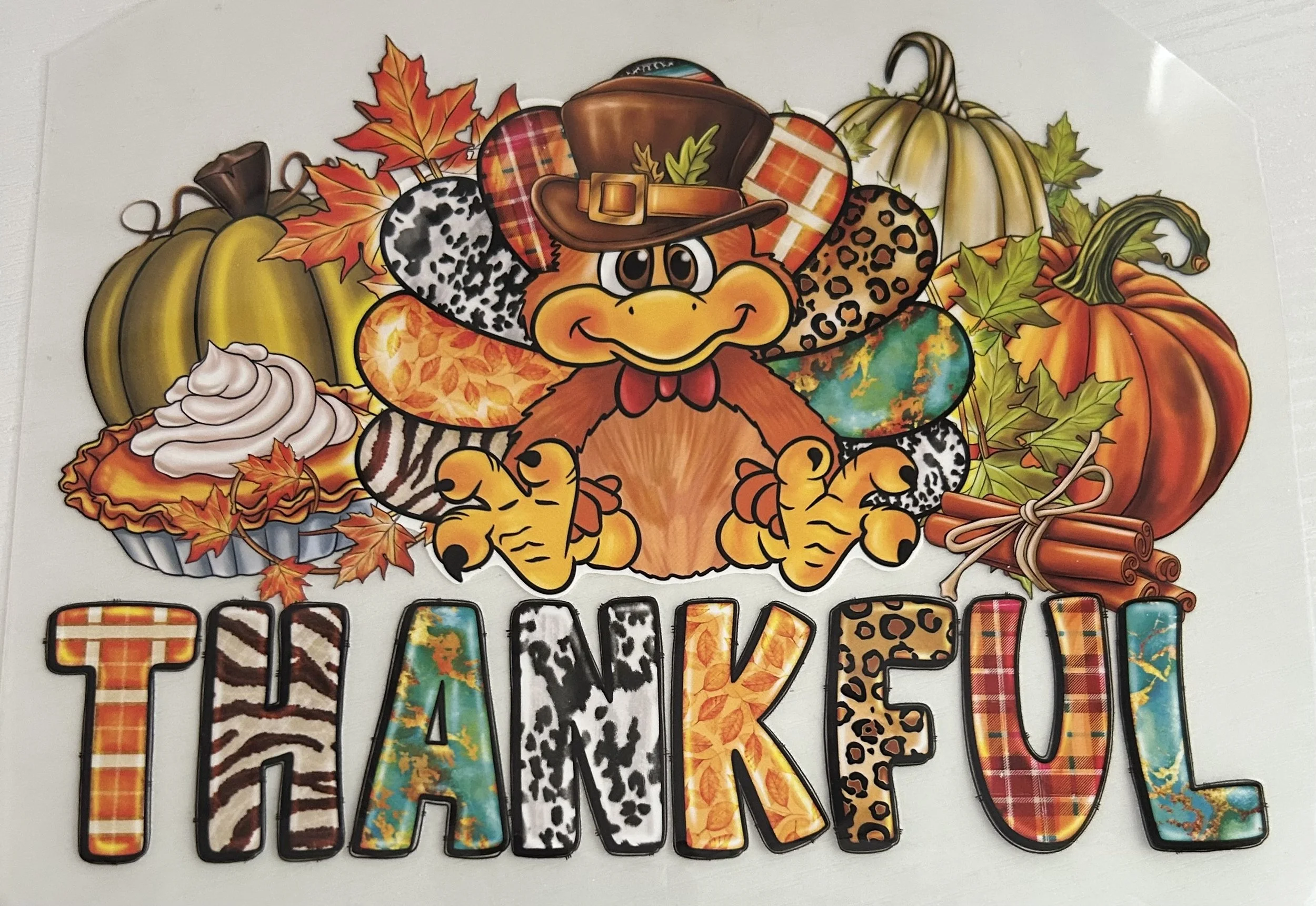 Thankful Turkey Ready-to-Press DTF