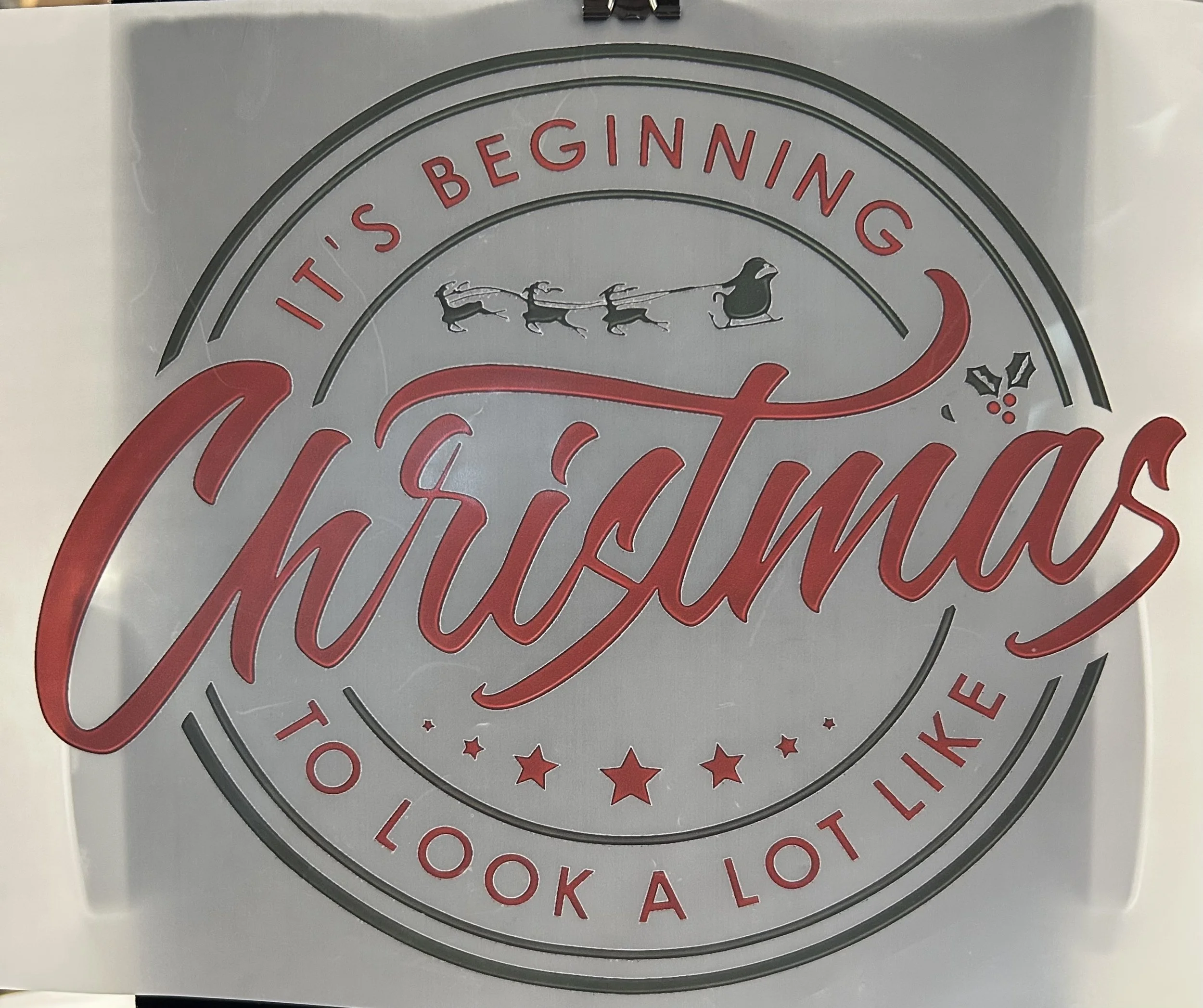 Festive Christmas Transfer - Ready to Press dtf
