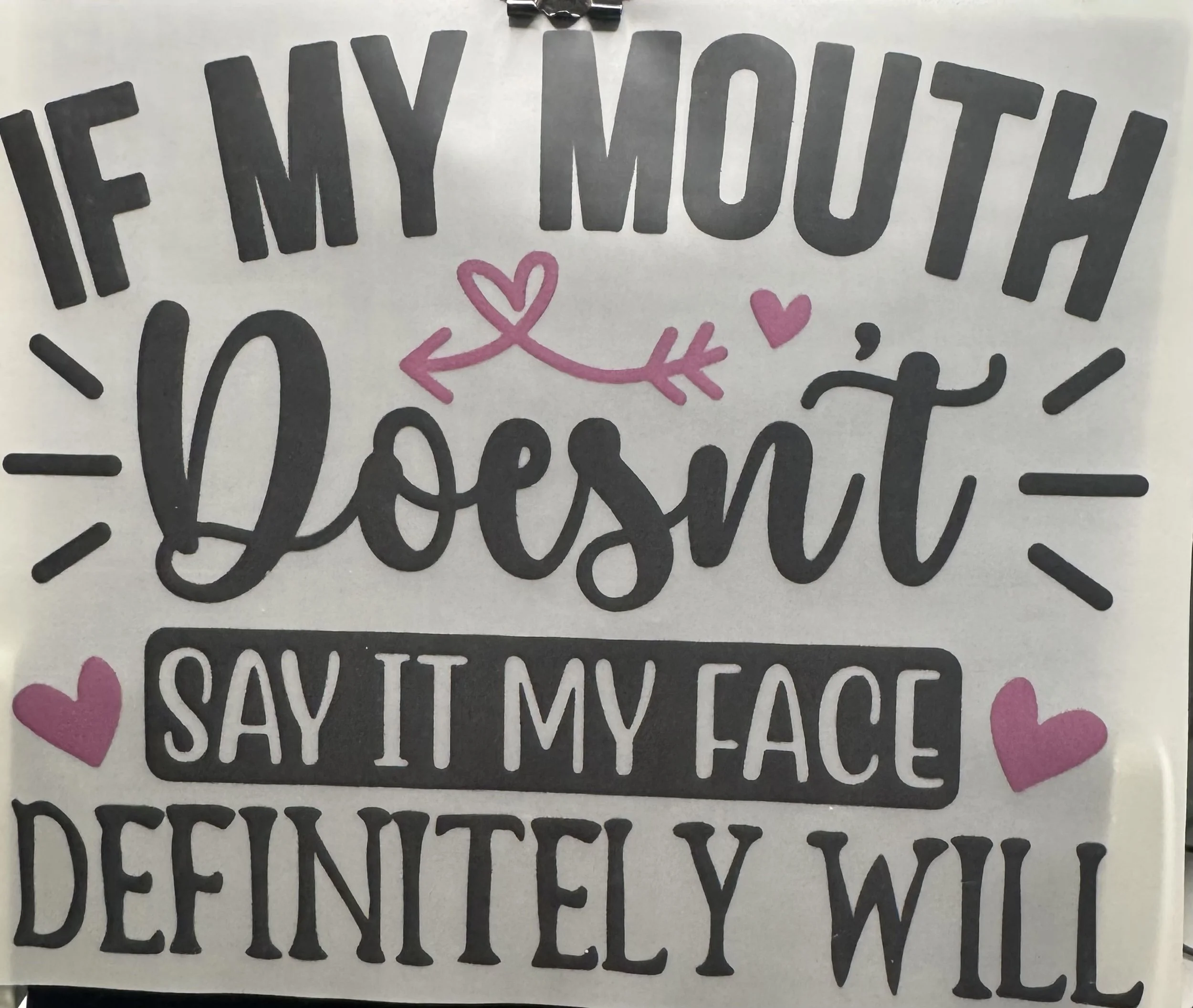 Bold Statement Ready-to-Press Transfer DTF