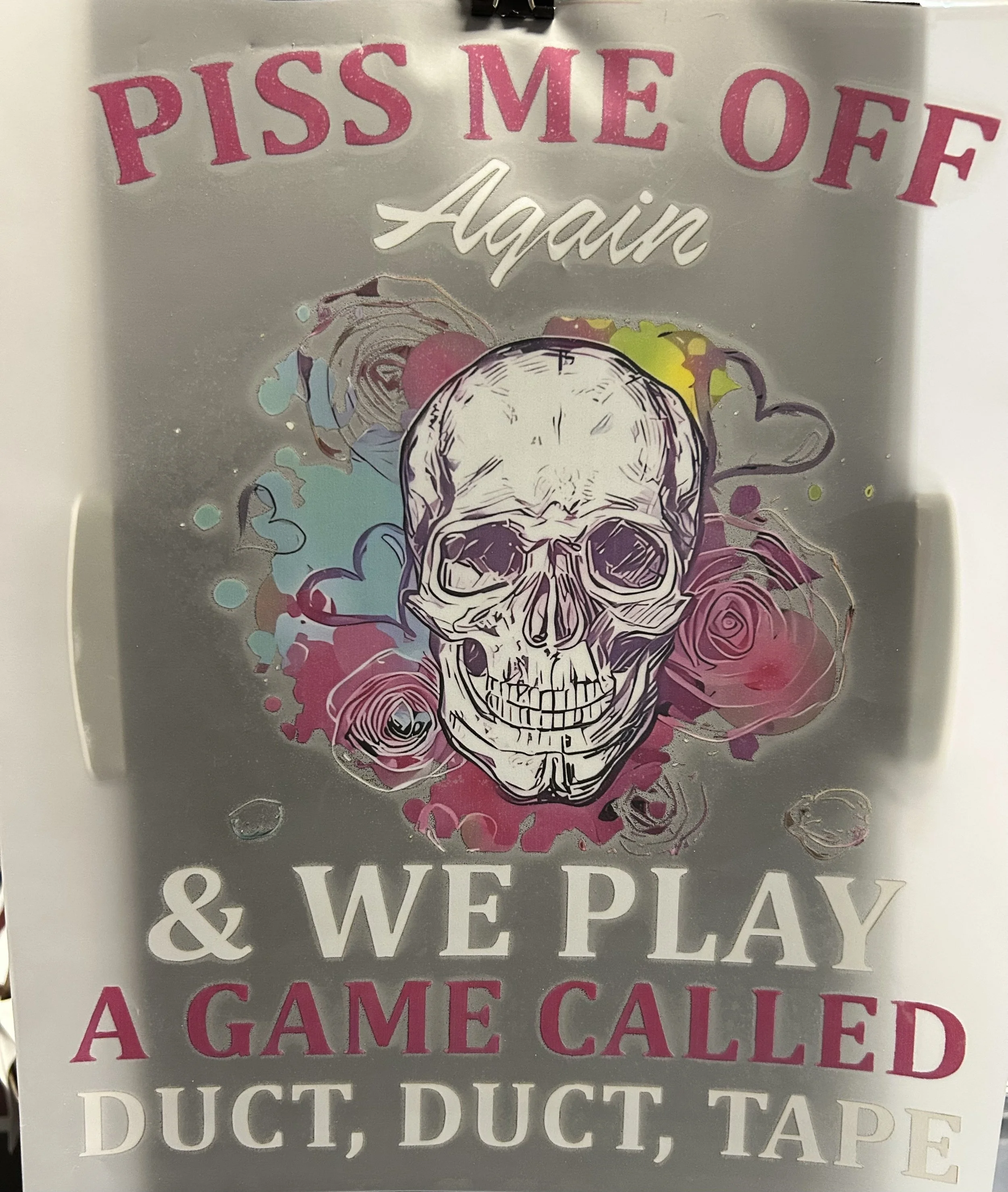 Bold Skull Decorative dtf