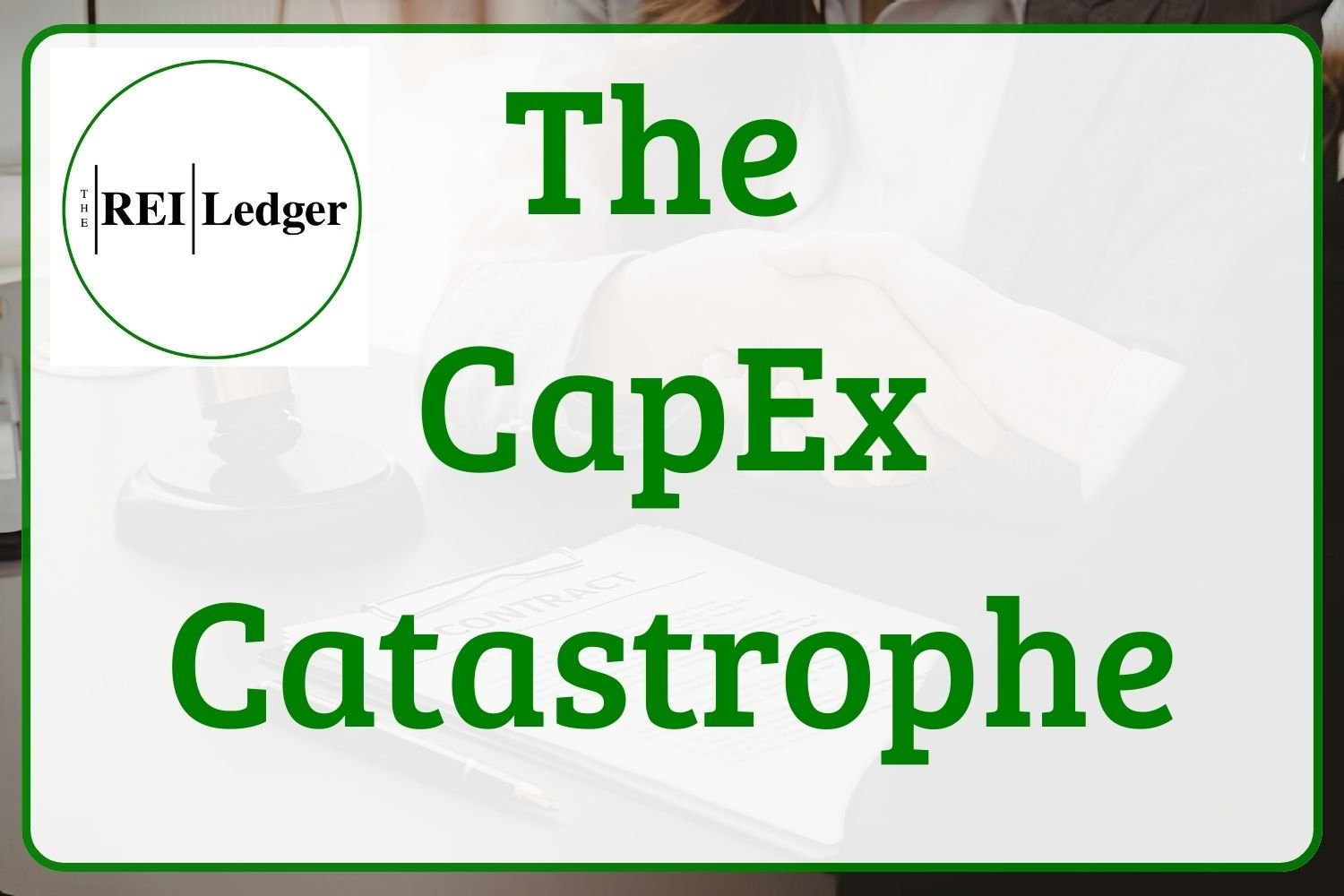 The CapEx Catastrophe: Why Misclassifying Costs is the Investor's Most Expensive Mistake