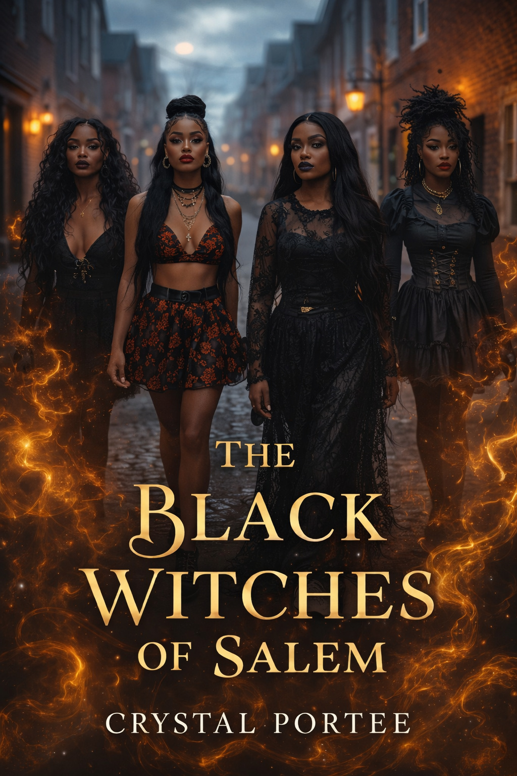 (Urban Fantasy, Afro-centric Spirituality, Coven Politics, & Gothic Fantasy)
Salem has always belonged to witches, just not the ones history chose to remember. In 2016, four Black witches hold the city’s true balance, bound by Afro-centric bloodline 