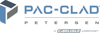 Logo with text 'PAC-CLAD PETERSON' and 'A CARLISLE COMPANY'