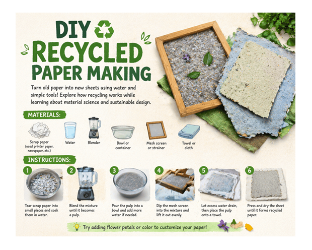 DIY Recycled Paper Making