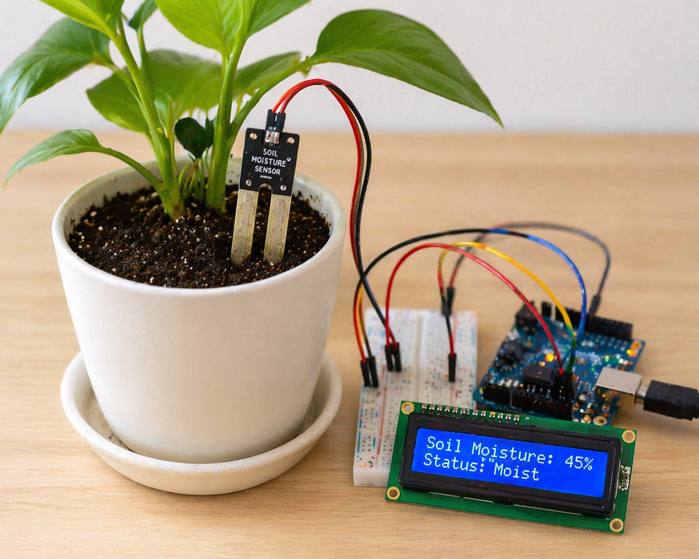 Smart Plant Moisture Sensor
