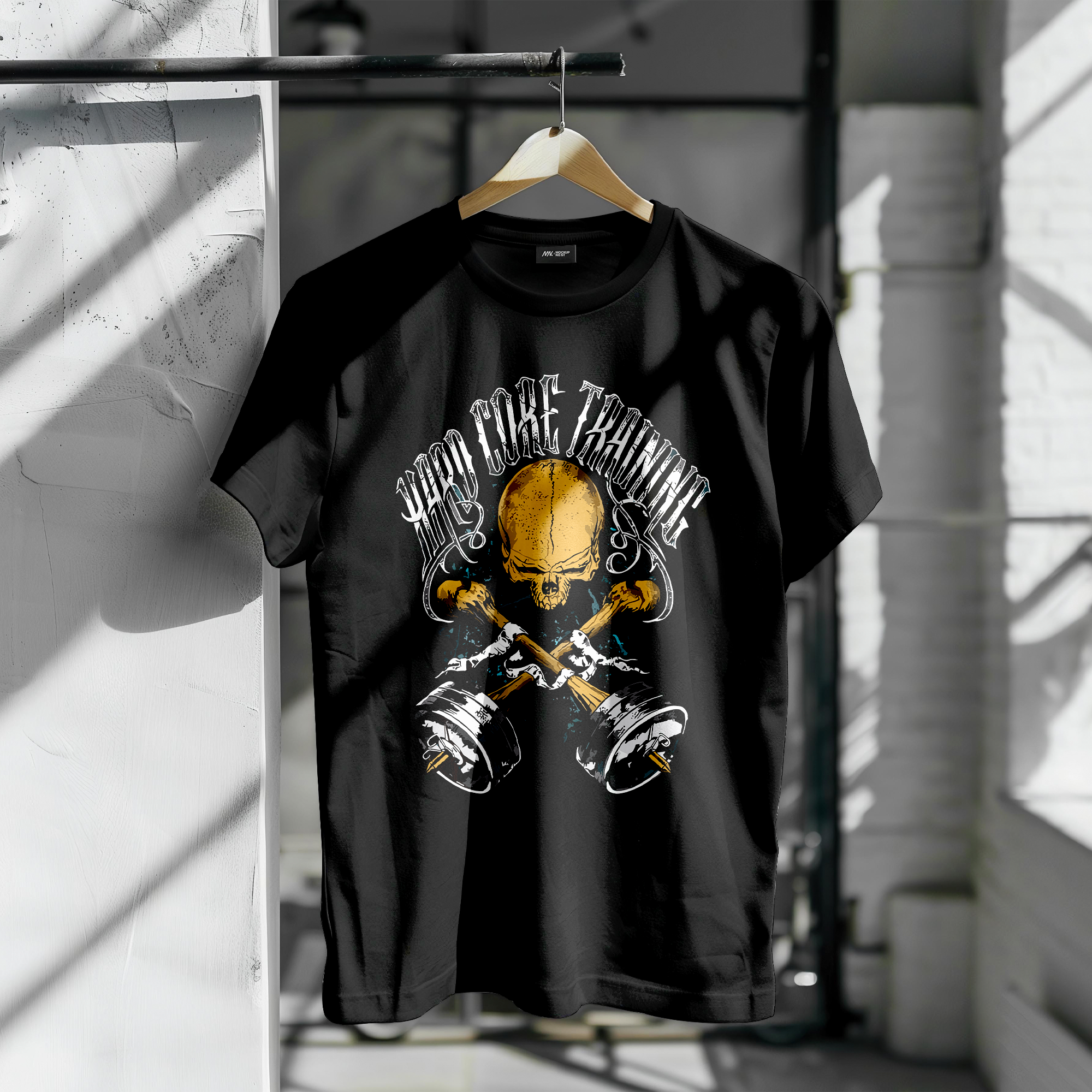 Camiseta Oversized Estampa Hardcore