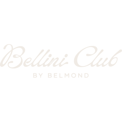 Black background with white text reading 'Bellini Club by Belmond'