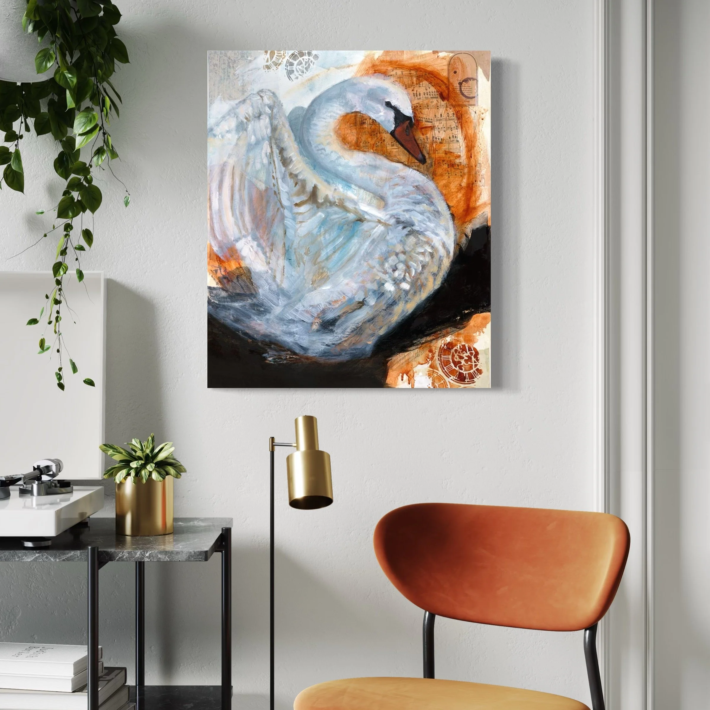 Empowering Mixed Media painting by Brisbane Artist Carissa George