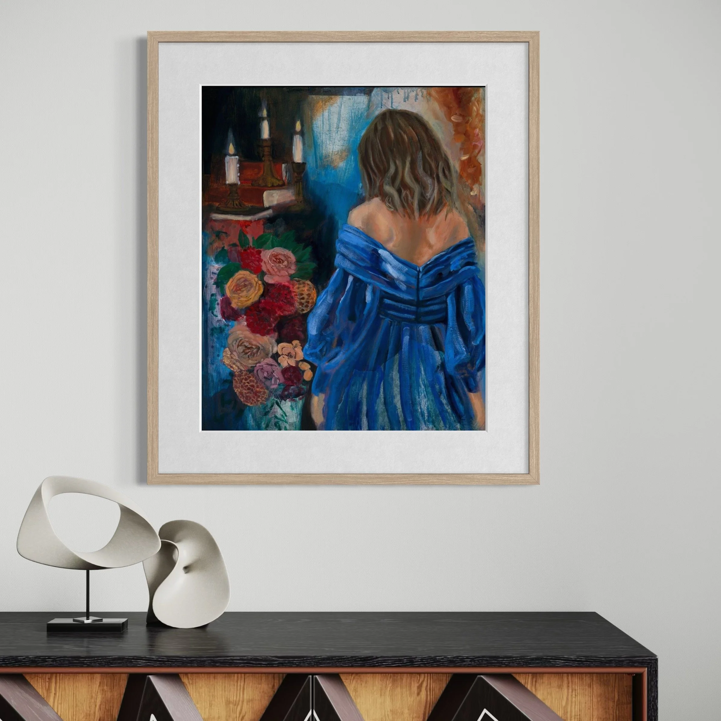 Empowering Mixed Media painting by Brisbane Artist Carissa George