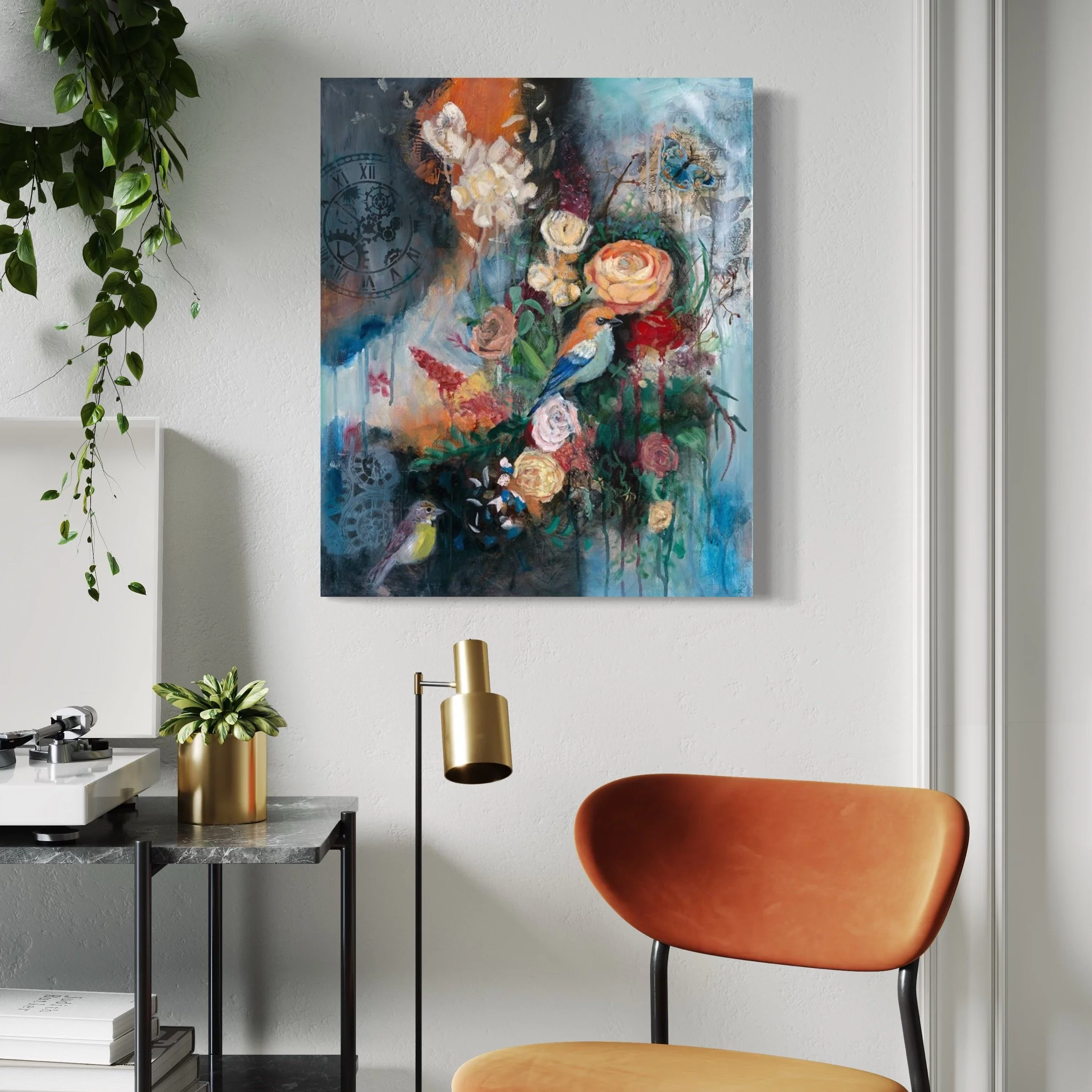 Empowering Mixed Media painting by Brisbane Artist Carissa George