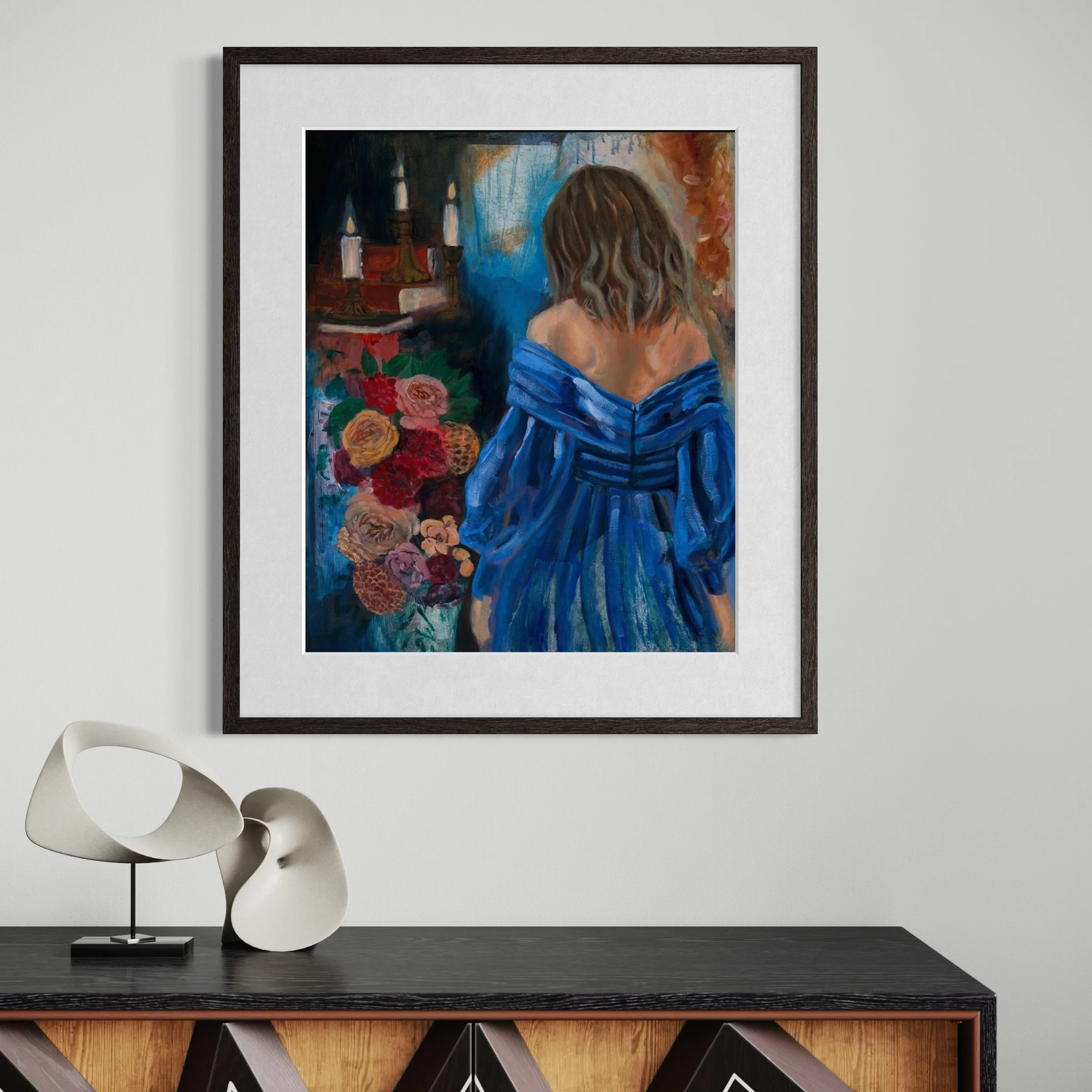 Empowering Mixed Media painting by Brisbane Artist Carissa George