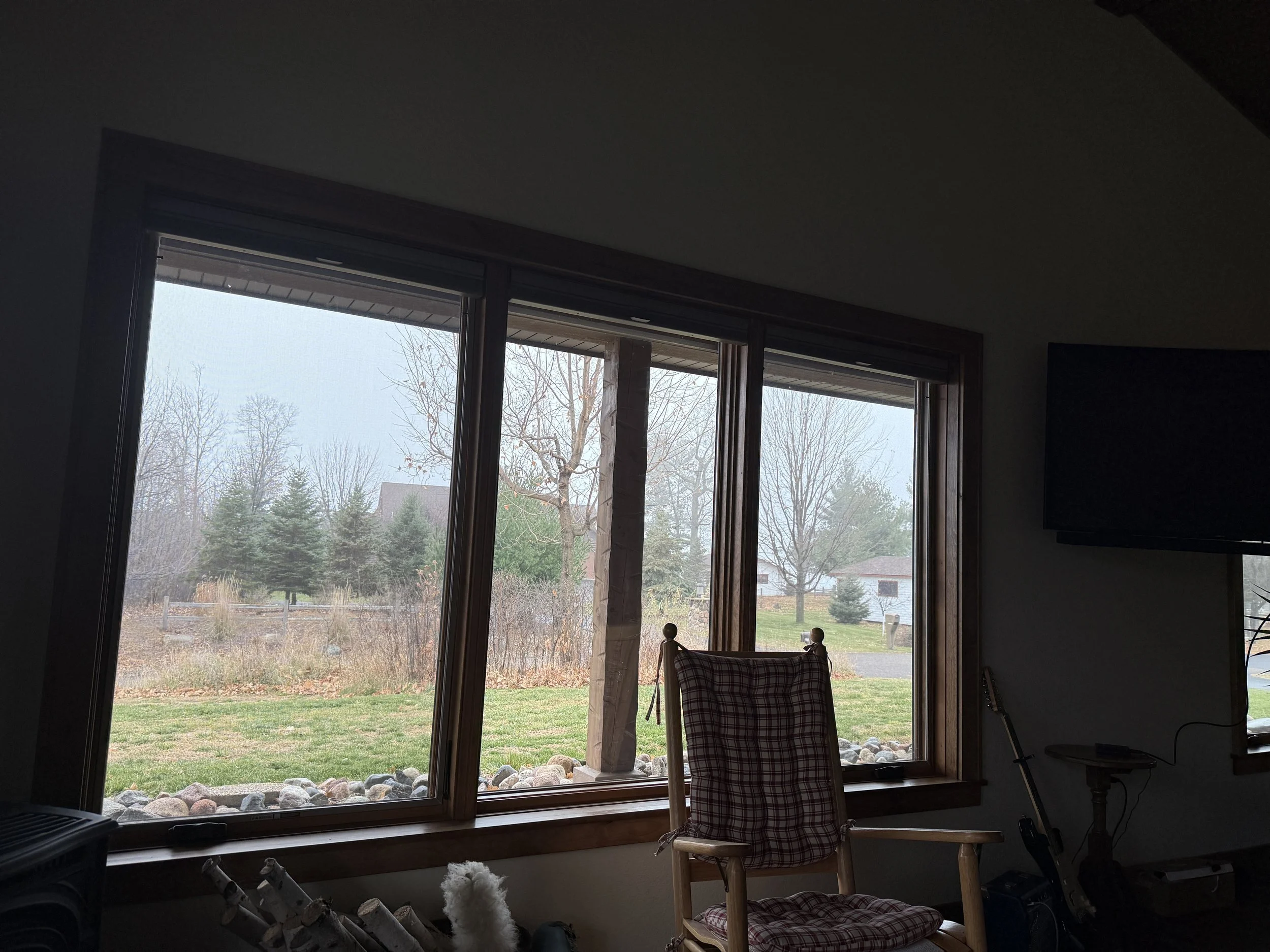 View from BLA Rides headquarters up in South Nisswa On this fine Wednesday