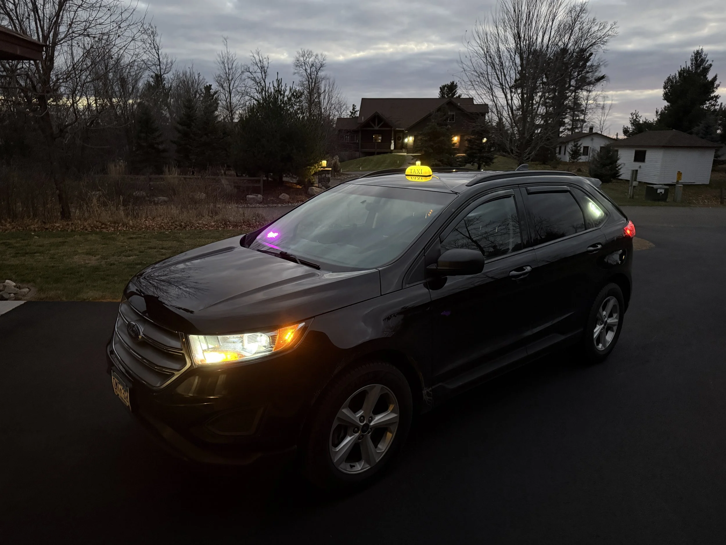 Discount taxi… That’s it that’s all we are somebody’s lucky call