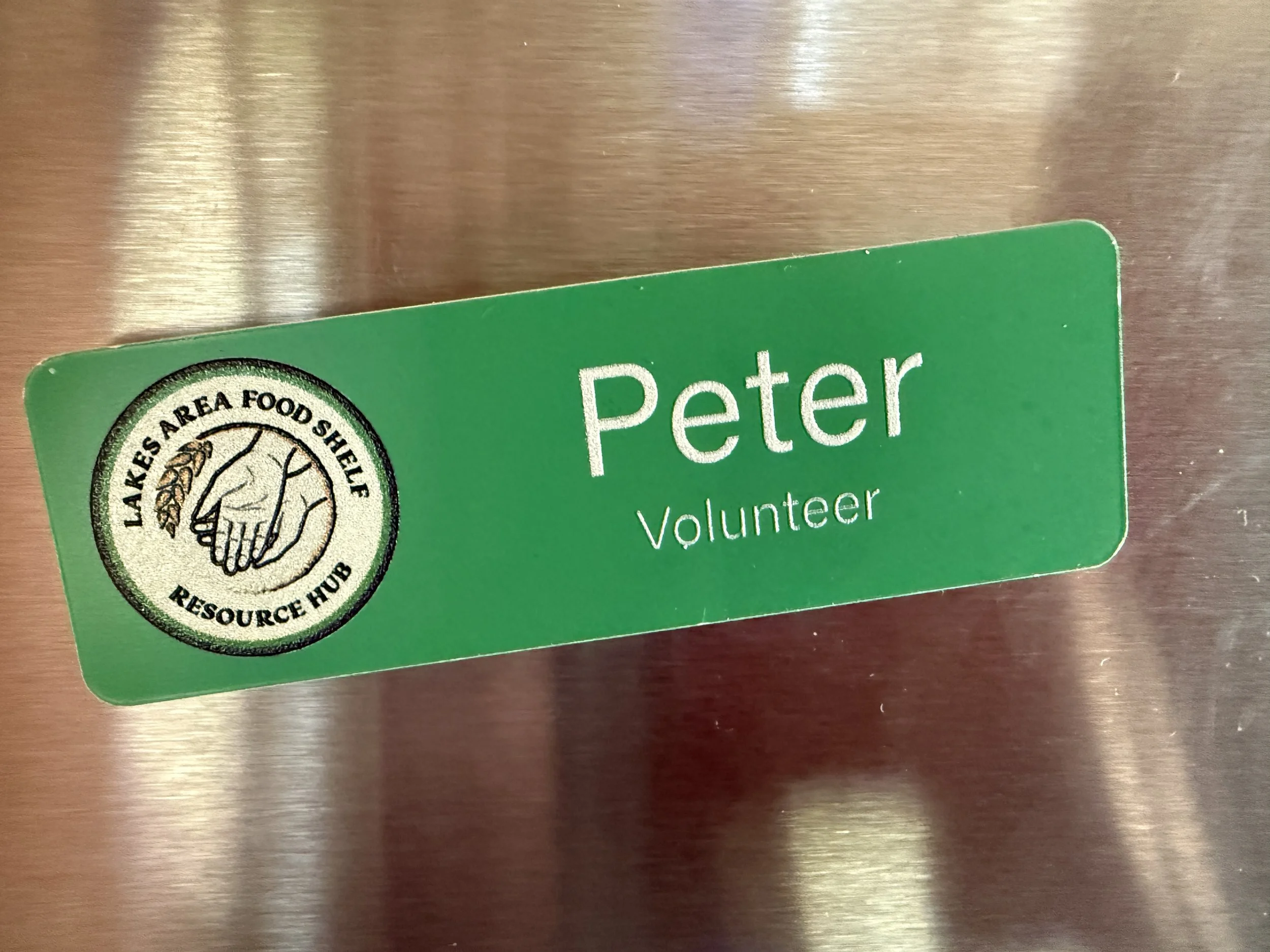 LAKES AREA FOOD SHELF is developing a great relationship with super one