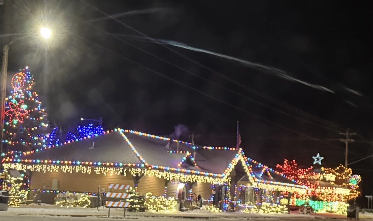 Nisswa got lit up tonight and thousands gathered in the street