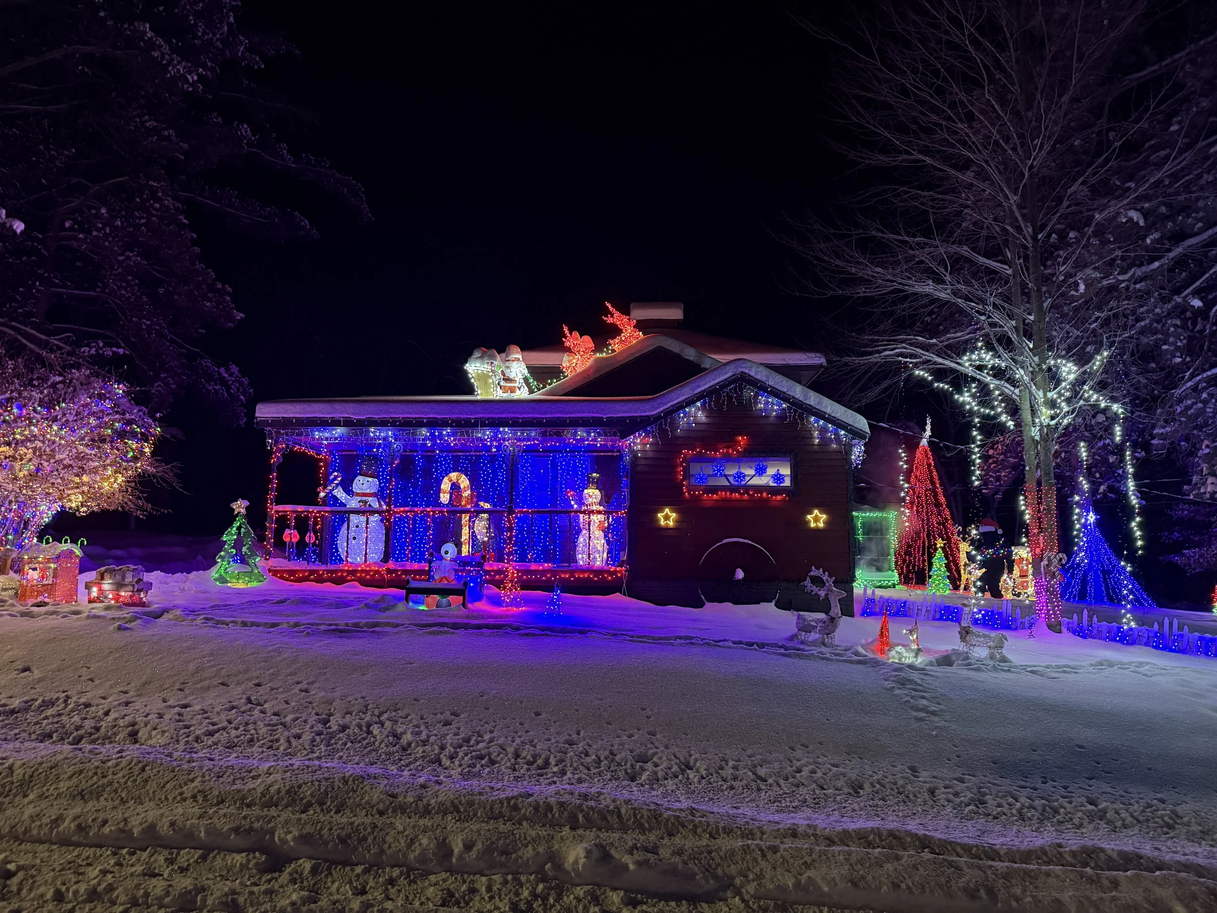 This polar Avenue home downtown Nisswa is quite a sight in person