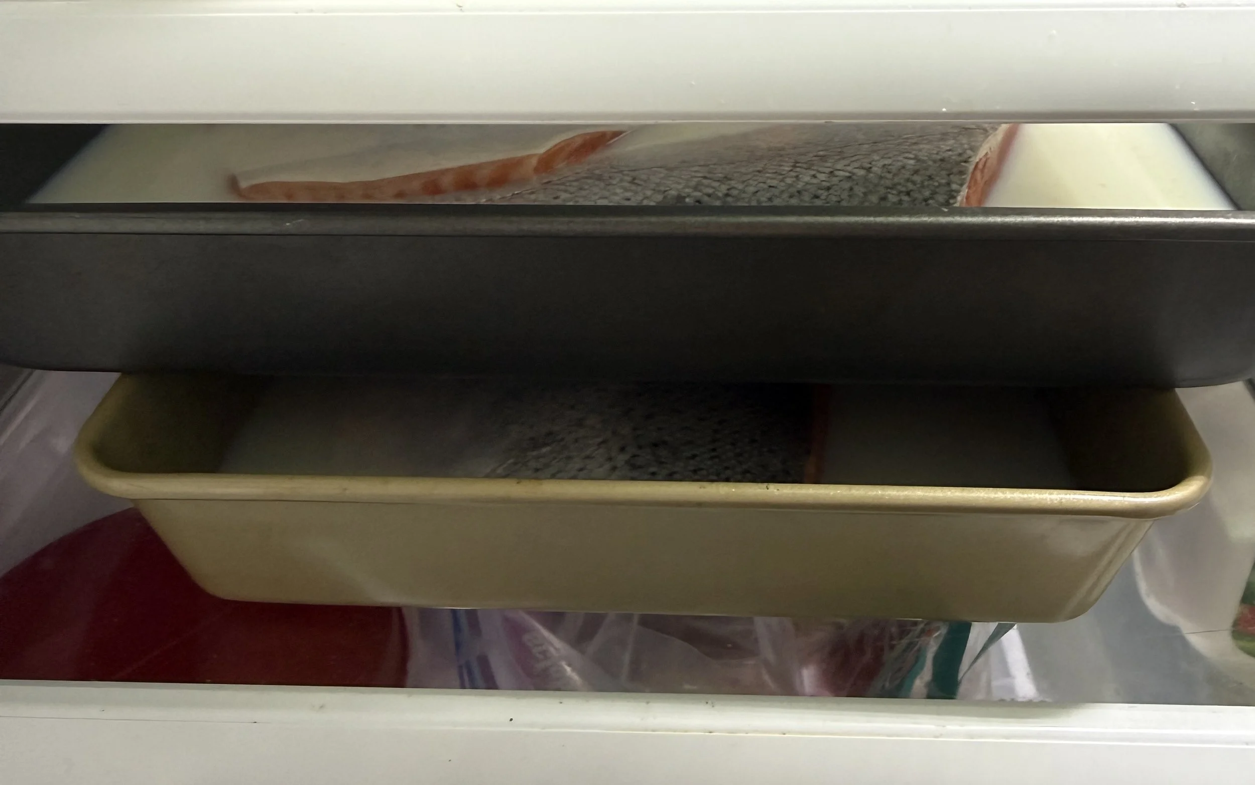 Salmon from the food shelf for dinner