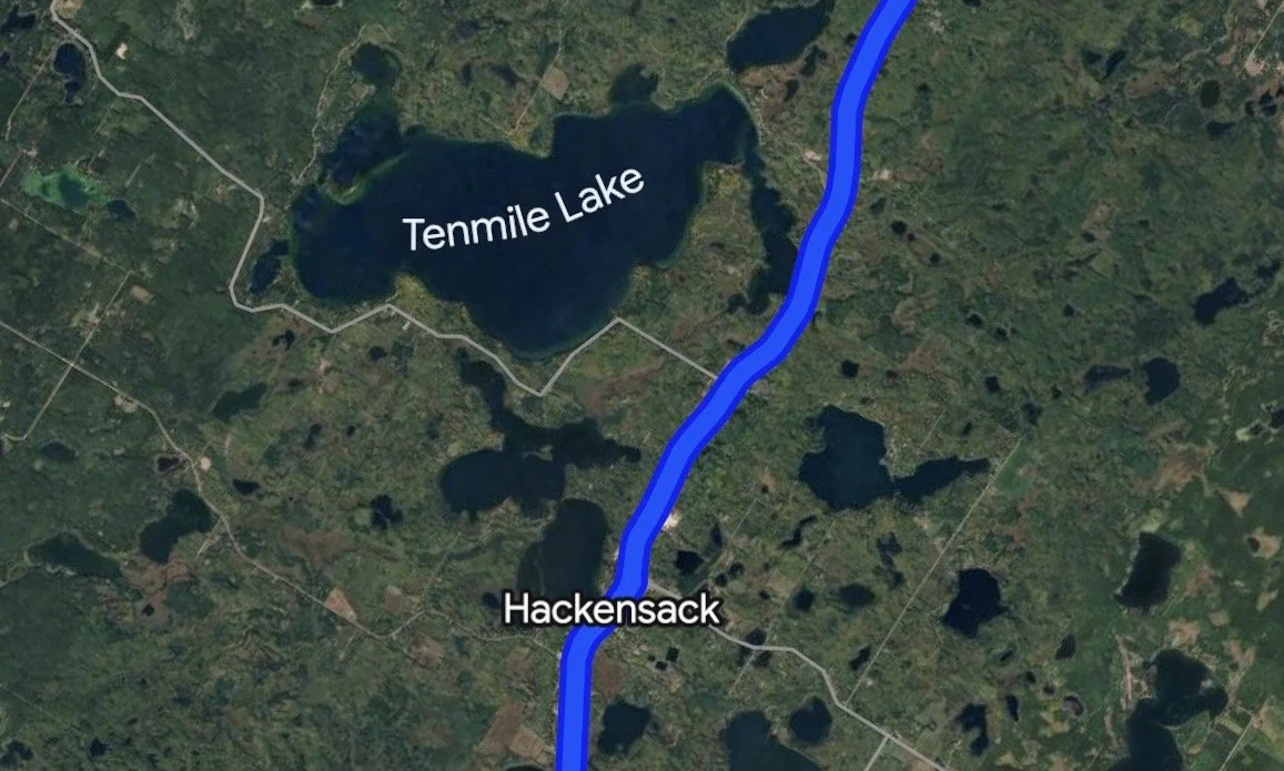 10 mile Lake is as big as gull