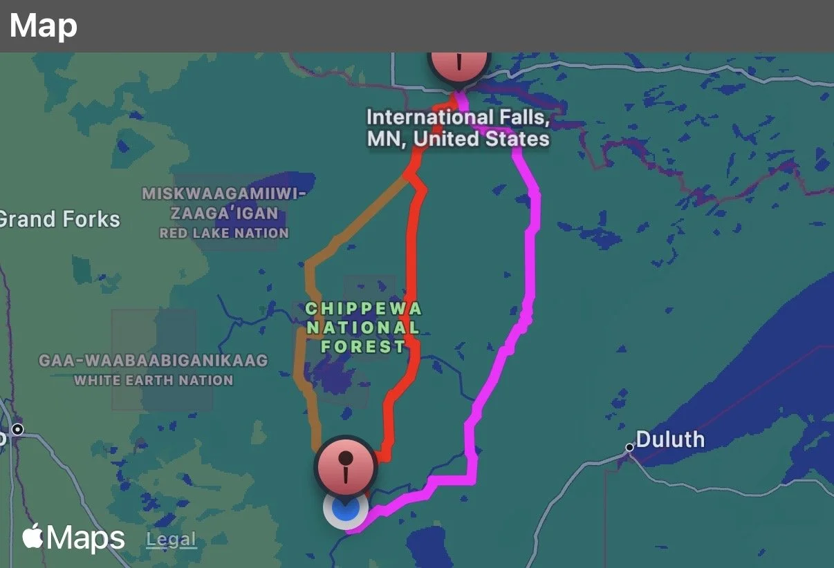 $400 round-trip from Brainerd to International Falls and back and trip meters at $488.51 one way!