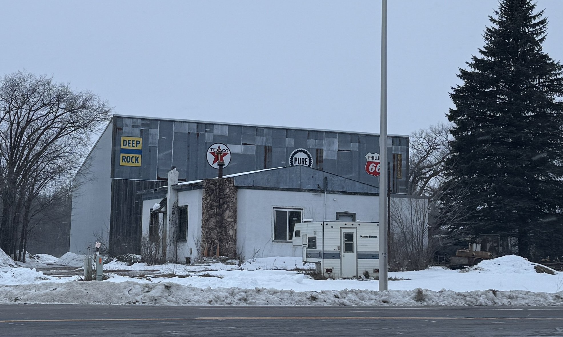 Deep rock south of Brainerd