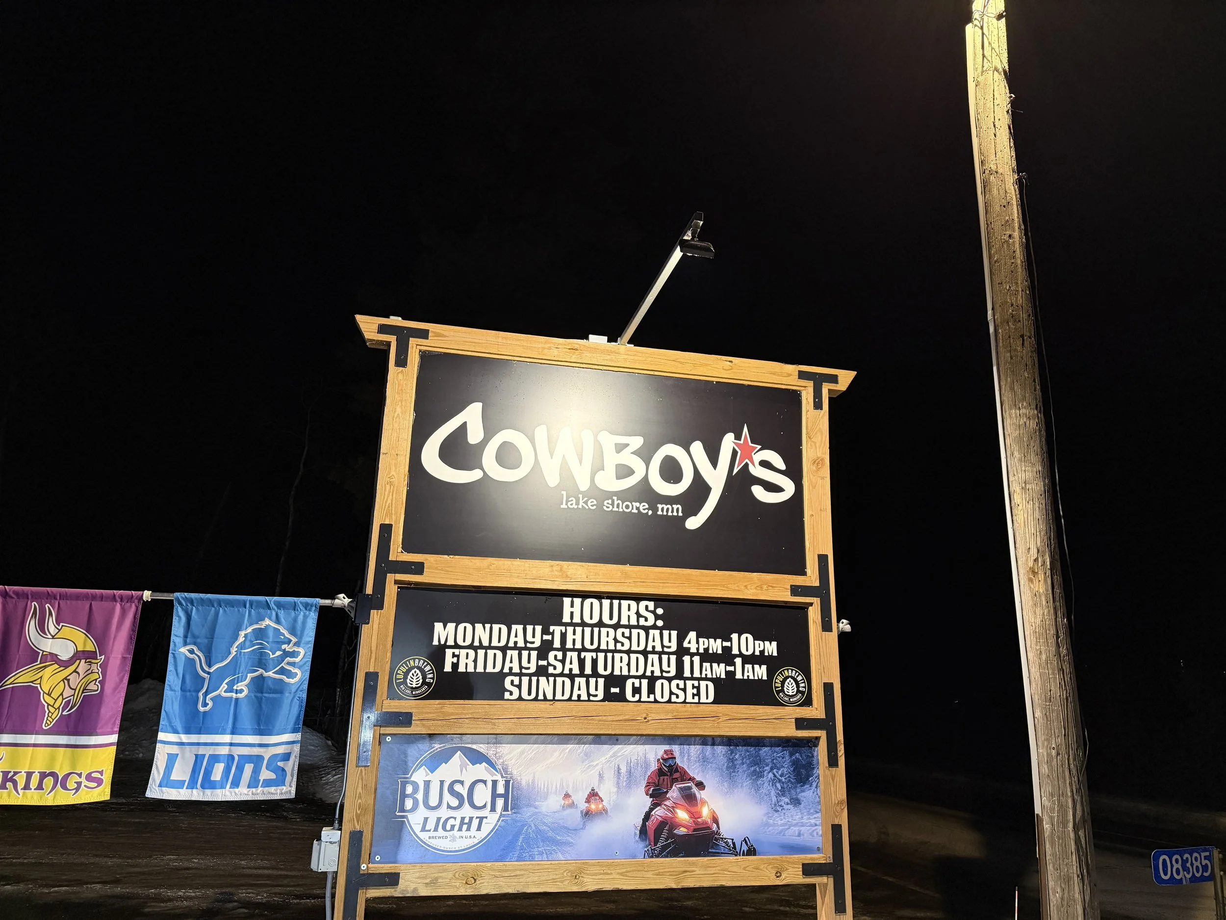 Cowboy’s on Gull Lake is just down from Zorbaz and Bar Harbor