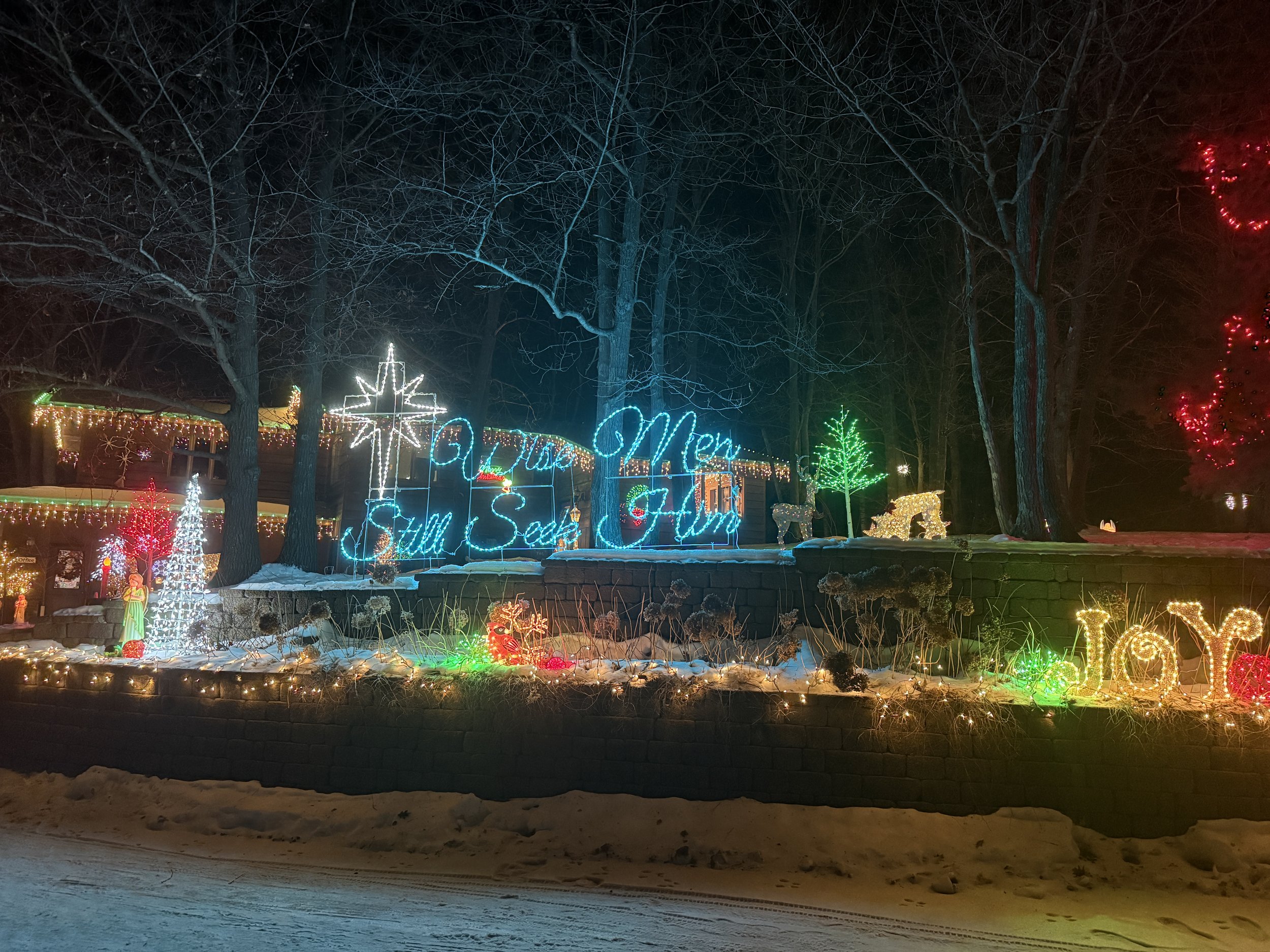 Amazing light display in Walker, Minnesota