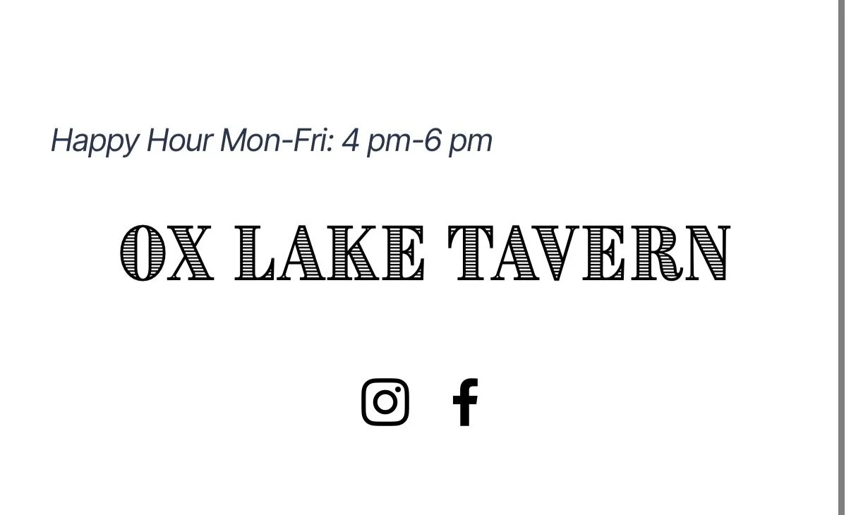 Ox Lake Tavern in Crosslake is a sweet little venue