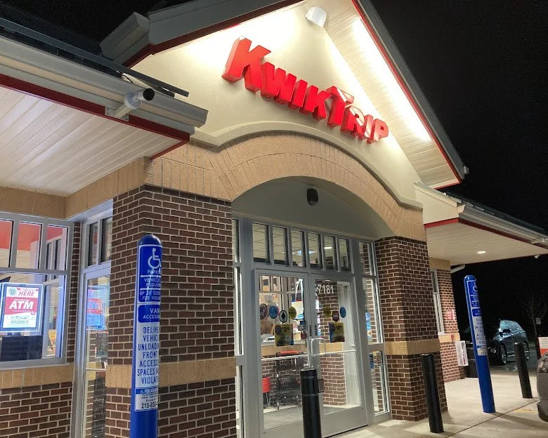 Kwik Trip has the best rates on gas and is open 24 hours a day and the pumps work and the machines work