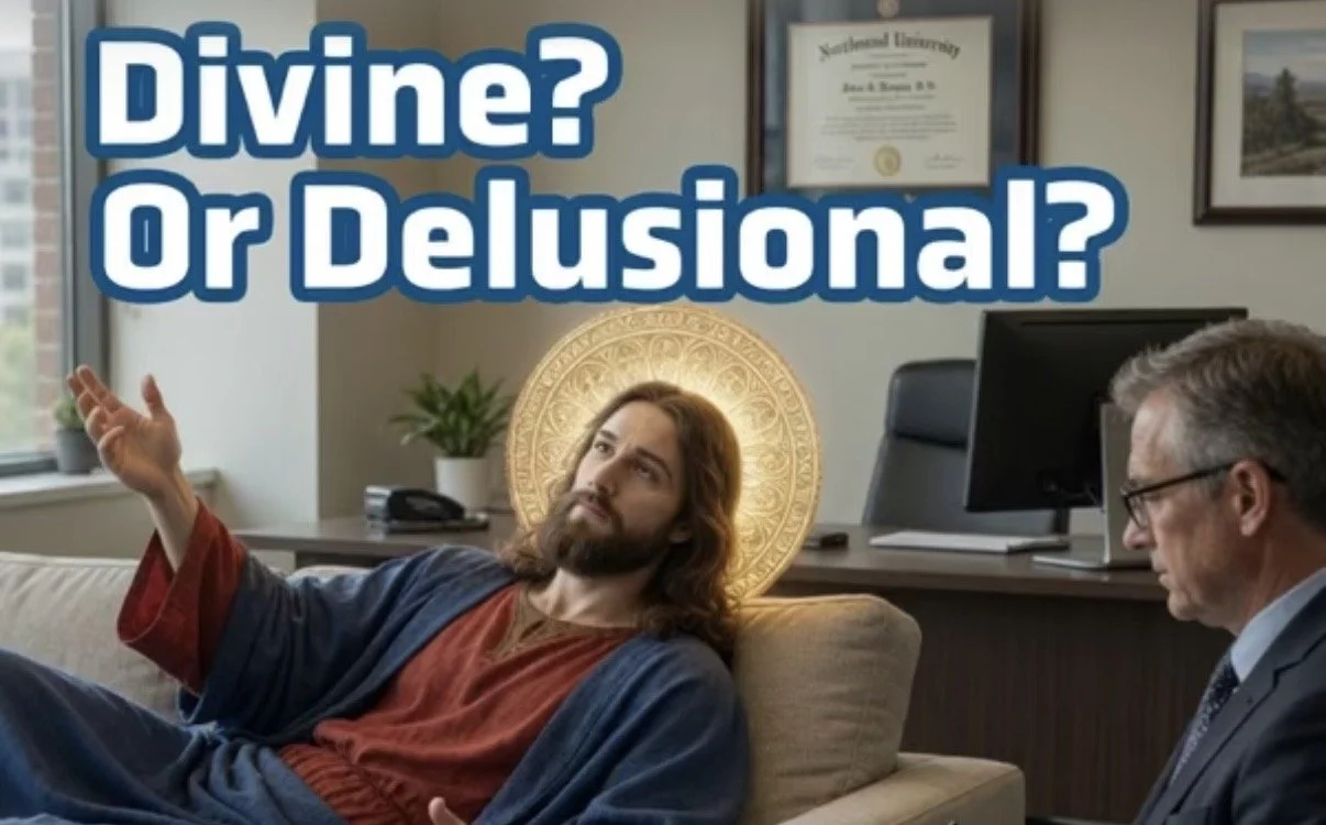 Frank &amp; Dan explore the uneasy intersection of religion &amp; mental illness, asking how believers decide whether a voice in someone's head is divine revelation or a symptom of psychosis. 🙏