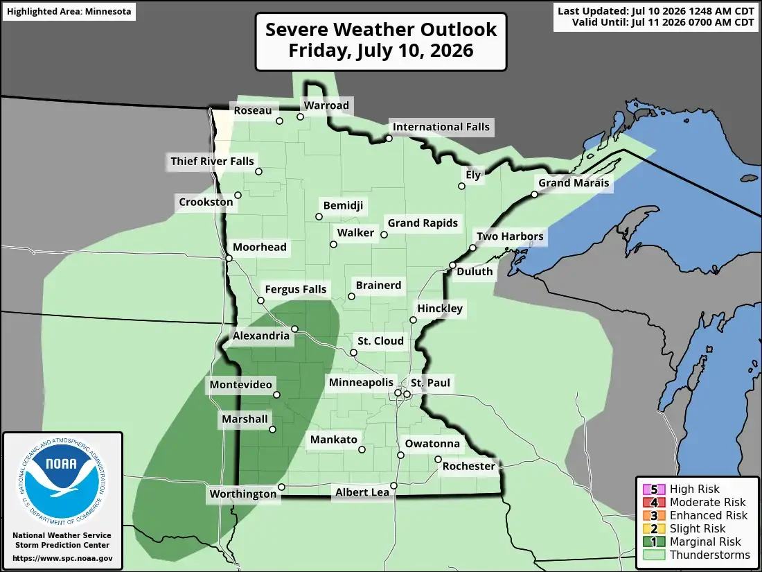 Final round of storms before a large stretch of summer heat arrives ☔️