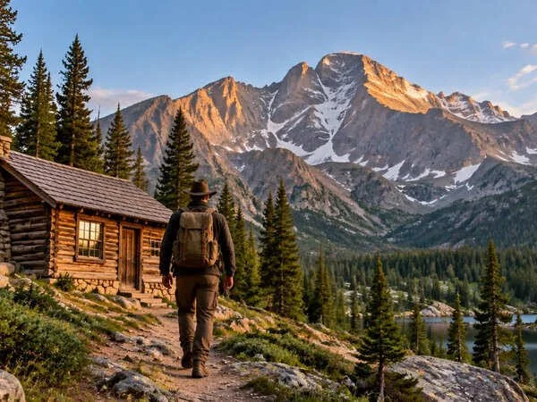 Meet Enos Mills, a teenager who built his own cabin near Colorado’s Longs Peak; decades later, he helped secure the creation of Rocky Mountain National Park in 1915