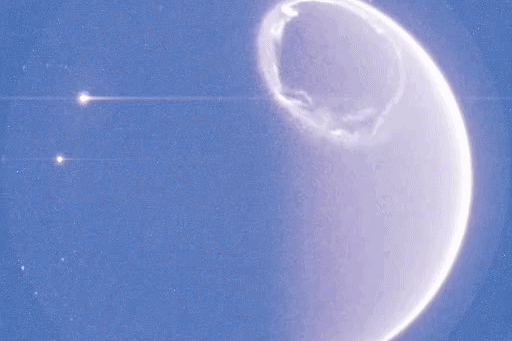 Satellite images reveal ethereal auroral storm raging above the North Pole