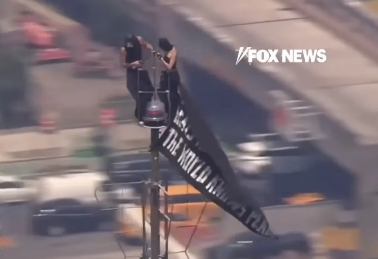 Empire State building climbers speak outside Manhattan courthouse