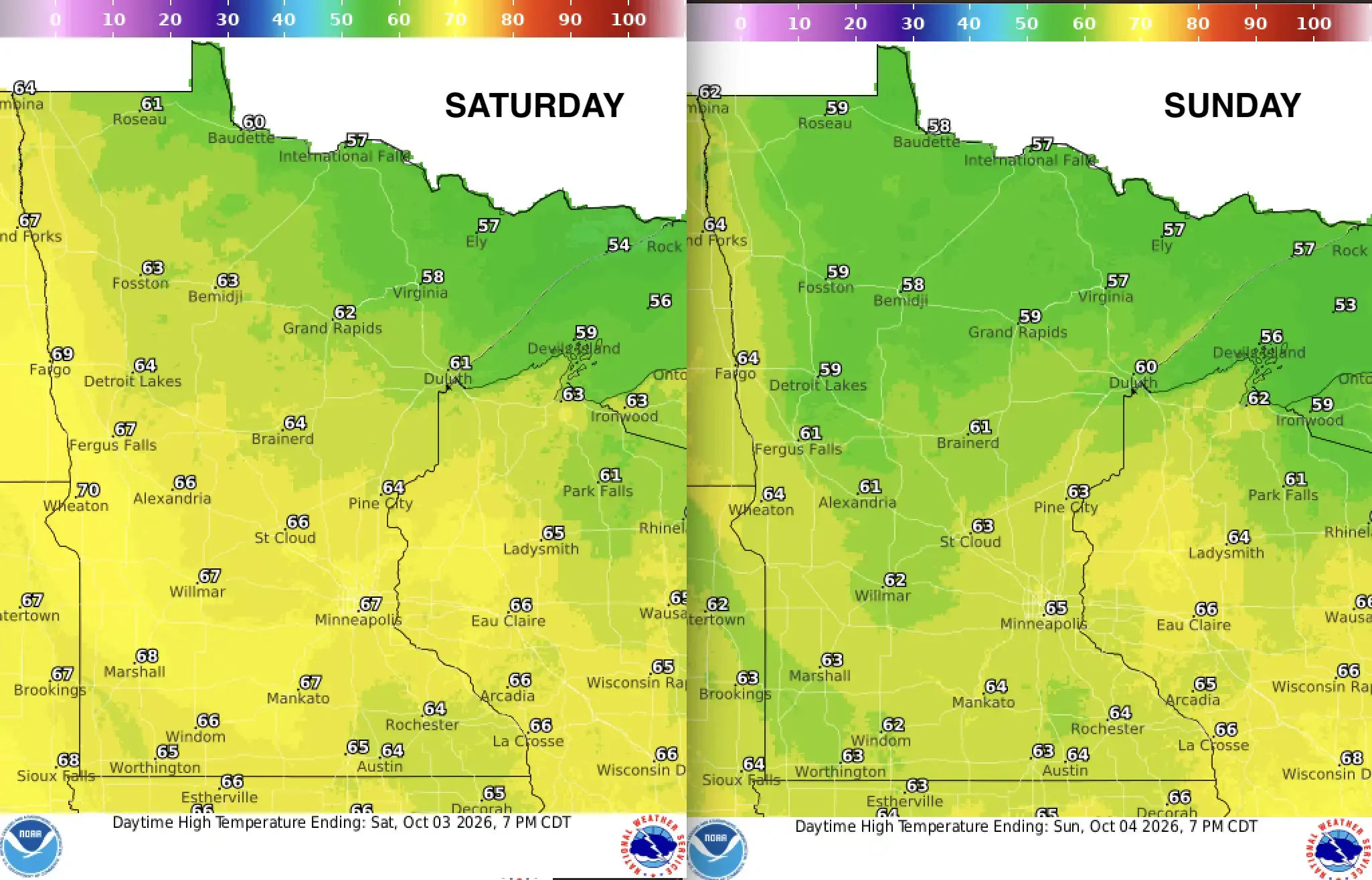 Beautiful fall weekend ahead