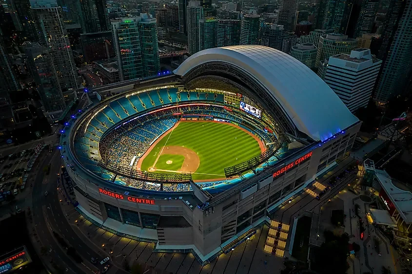 The Stadiums With Retractable Roofs In North America