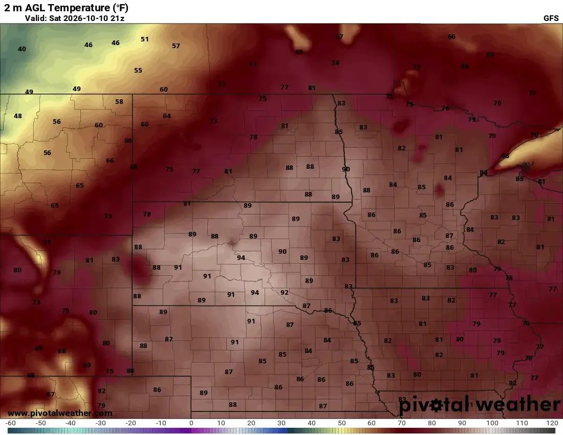 A blast of heat this weekend followed by seasonable temps