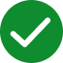 Green checkmark inside a green circle