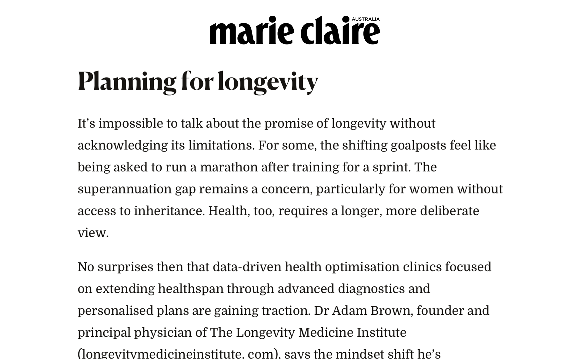 marie claire