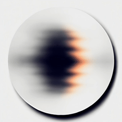 Blurred circular abstract image with dark and light streaks