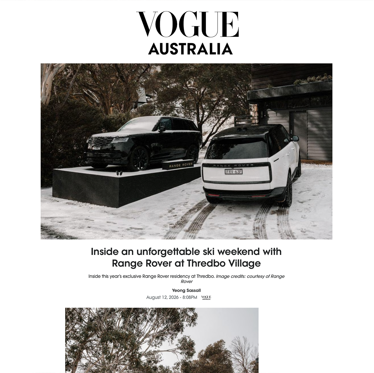 VOGUE Australia - Dr Adam Brown
