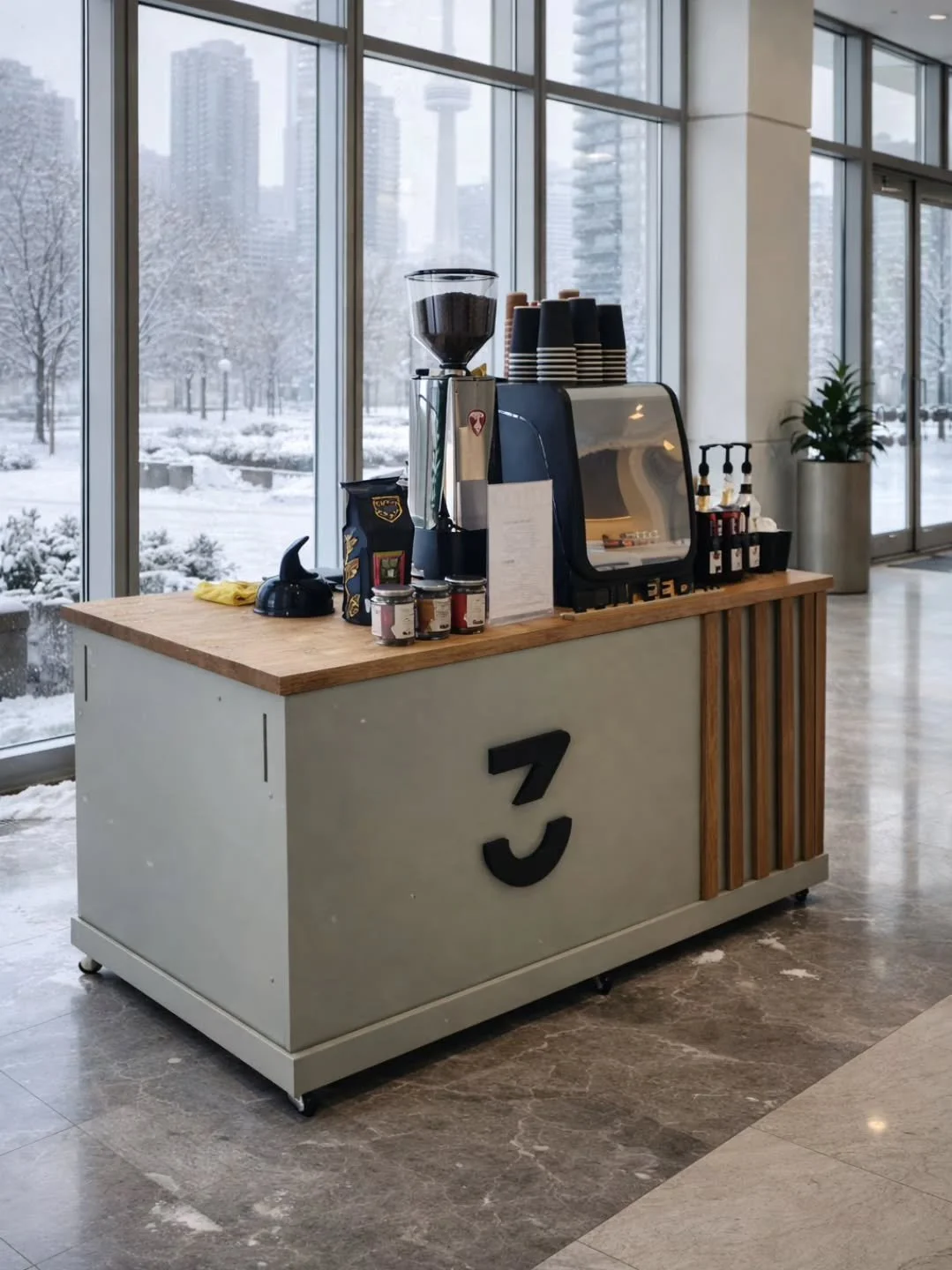 Bringing the heat to snowy Toronto mornings, fresh espresso, handcrafted lattes, and good vibes on tap ☕️✨️.

More than coffee &mdash; it&rsquo;s connection. Coffee that shows up for you.☕️✨️

___

#coffee #espresso latte cappuccino tea matcha mobile