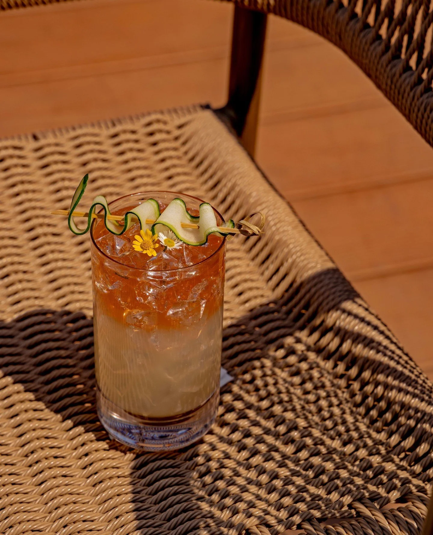 Do you remember your first kiss? 💋⁠
⁠
We bottled ours with Absolut vodka, ginger ale, pineapple, fresh lime, crisp cucumber, and angostura bitters.⁠
⁠
Meet our First Kiss &mdash; rooftop romance in a glass