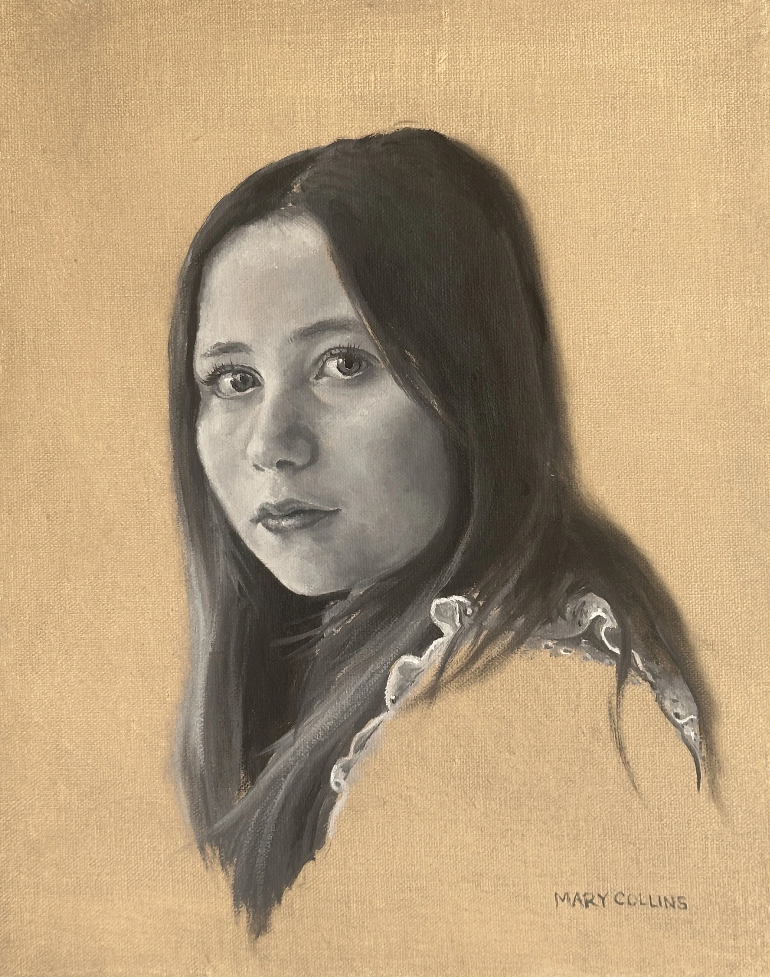 Cosima (Commissioned portrait)
Oil on linen canvas
8x10