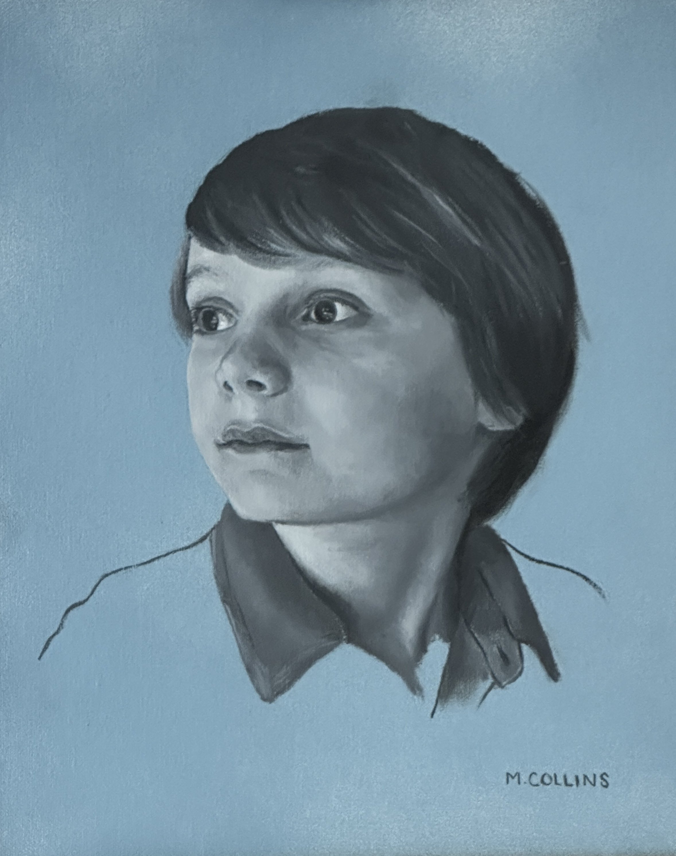 Elliot (Commissioned portrait)
Oil and spray paint on linen
8x10