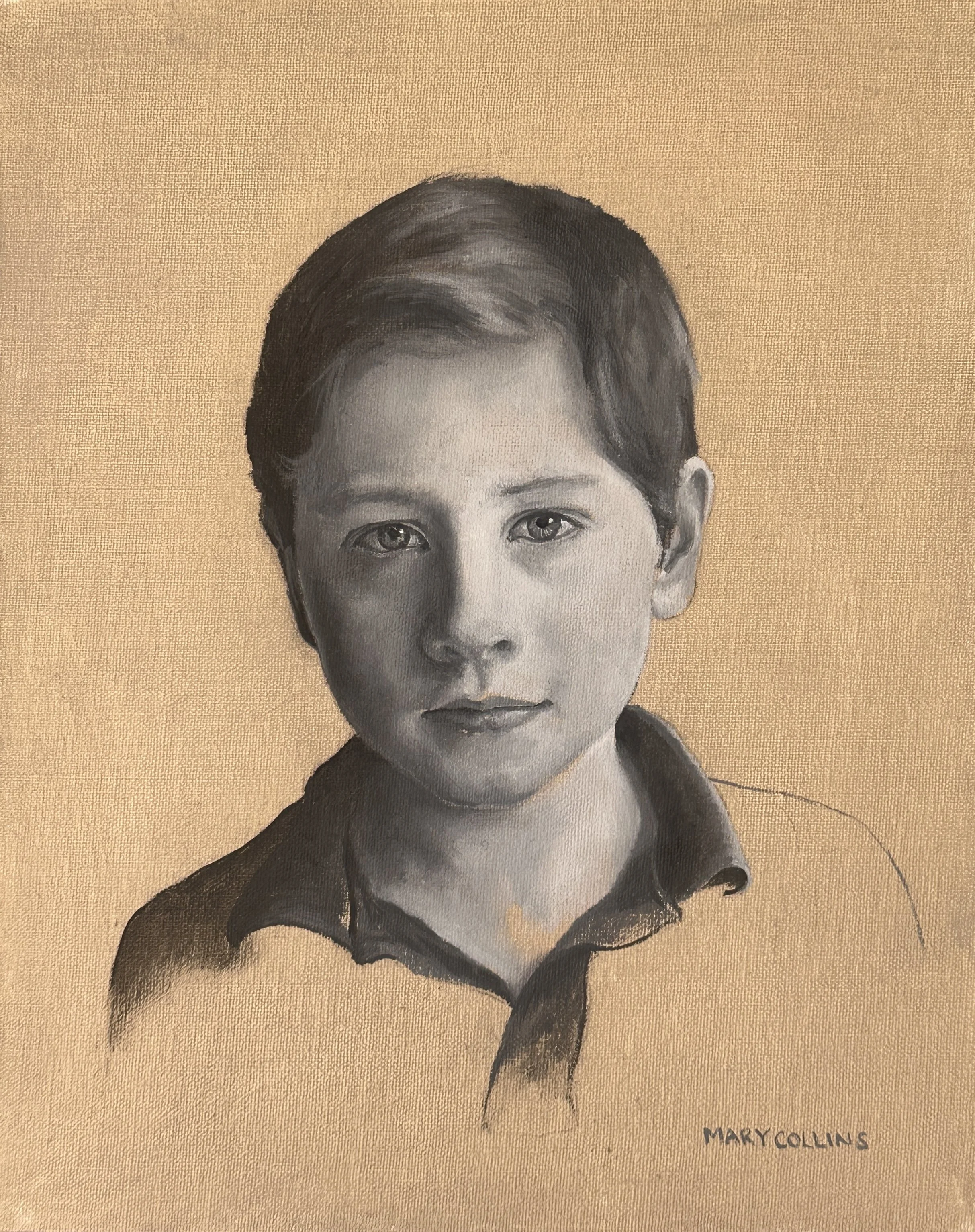 Billy (Commissioned portrait)
Oil on linen
8x10