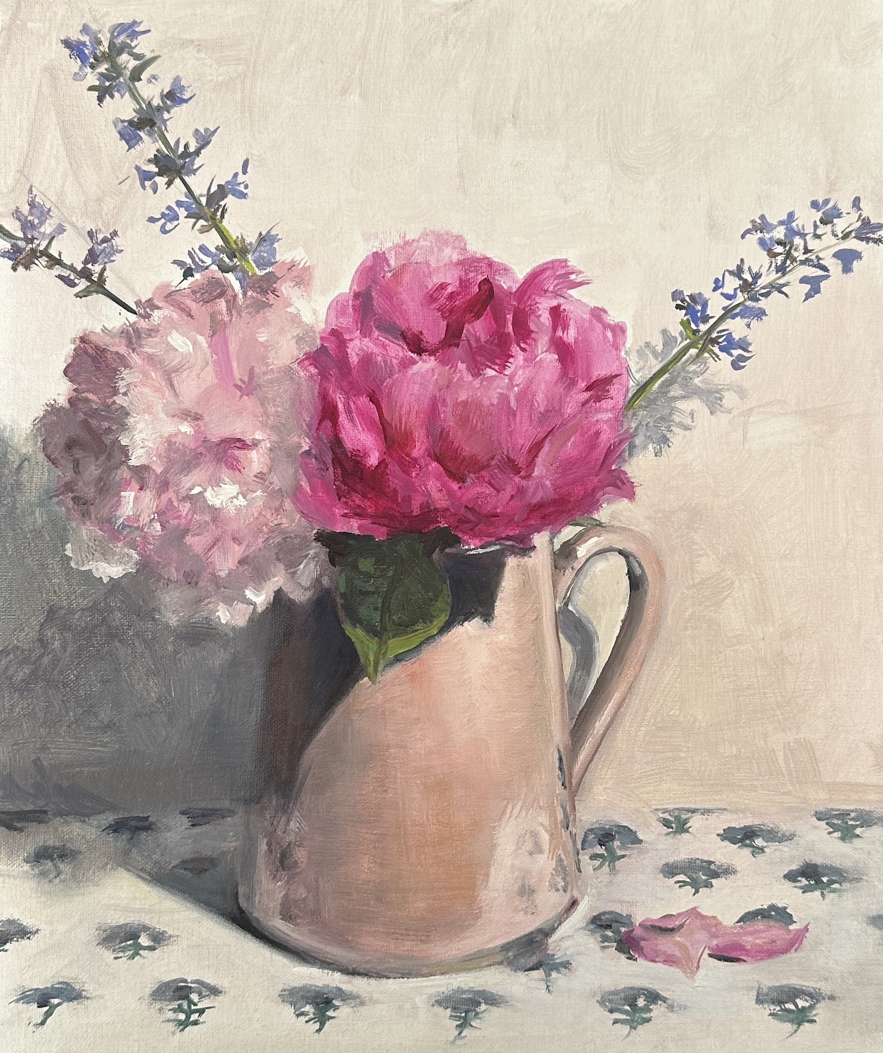 Peonies
Oil on linen