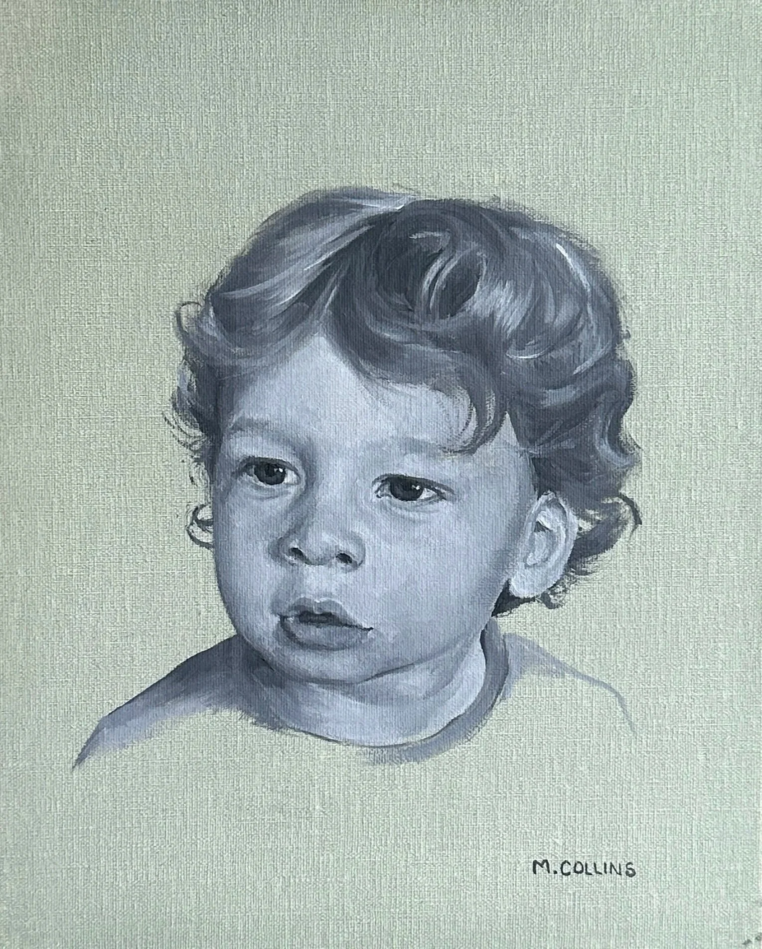 'Joe' ( Commissioned portrait)
Oil on linen 
8x10