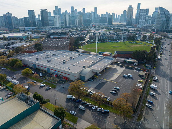 Aerial view acquisition site Source: City of Port Phillip 