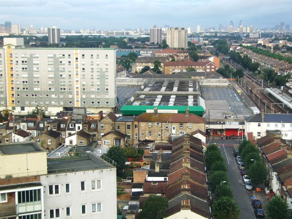 Queens market aerial Source: Newham Council